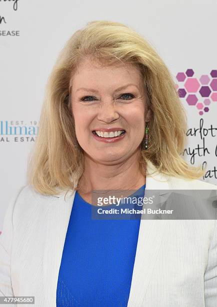 Personality Mary Hart attended a tea party to support the Charlotte & Gwenyth Gray Foundation to cure Batten Disease on Saturday, June 20th in...