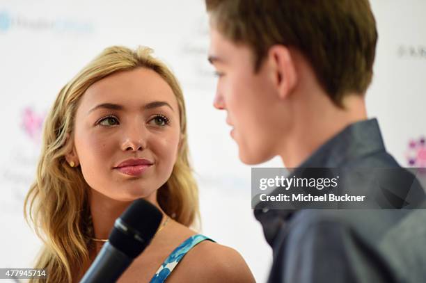 Actors Peyton List and Spencer List attended a tea party to support the Charlotte & Gwenyth Gray Foundation to cure Batten Disease on Saturday, June...