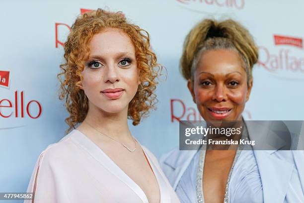 Anna Ermakova and Angela Ermakova attend the Raffaello Summer Day 2015 to celebrate the 25th anniversary of Raffaello on June 20, 2015 in Berlin,...