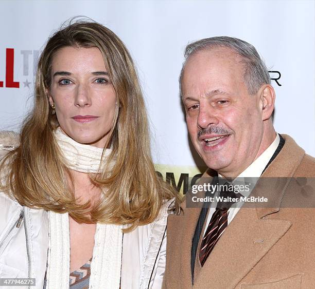 Jennifer Vanderbes and Jeffrey Richards attends "All The Way" opening night at Neil Simon Theatre on March 6, 2014 in New York City.