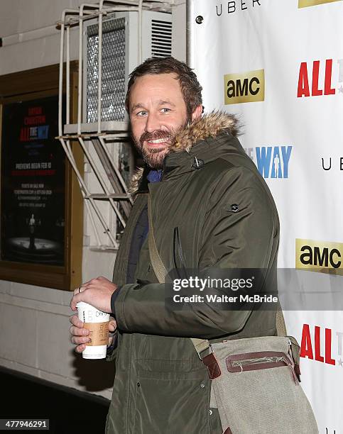 Chris O'Dowd attends "All The Way" opening night at Neil Simon Theatre on March 6, 2014 in New York City.