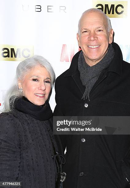 Jamie deRoy and David Zippel attend "All The Way" opening night at Neil Simon Theatre on March 6, 2014 in New York City.