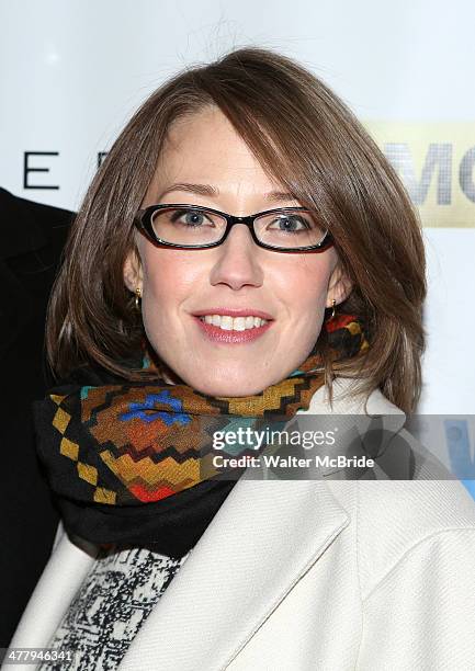 Carrie Coon attends "All The Way" opening night at Neil Simon Theatre on March 6, 2014 in New York City.