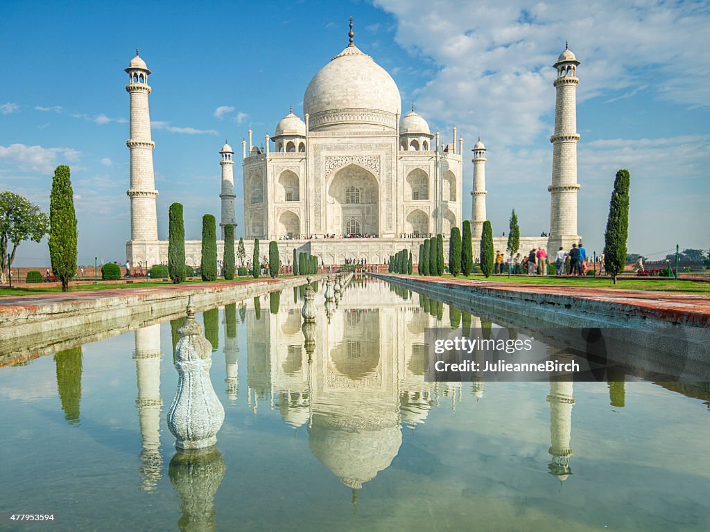 Taj Mahal reflections