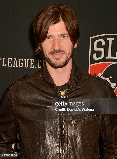Athlete/ skateboarder Chris Cole attends the Los Angeles movie premiere of Motivation 2: The Chris Cole Story at L.A. LIVE on June 20, 2015 in Los...