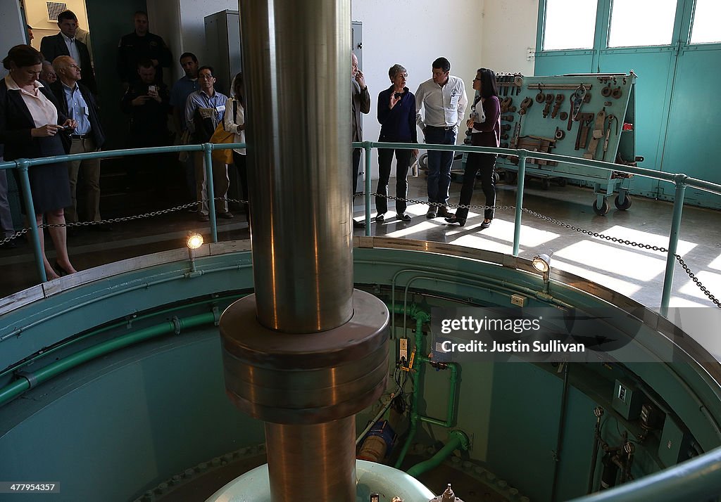 Interior Secretary Sally Jewell Tours California Water Facility