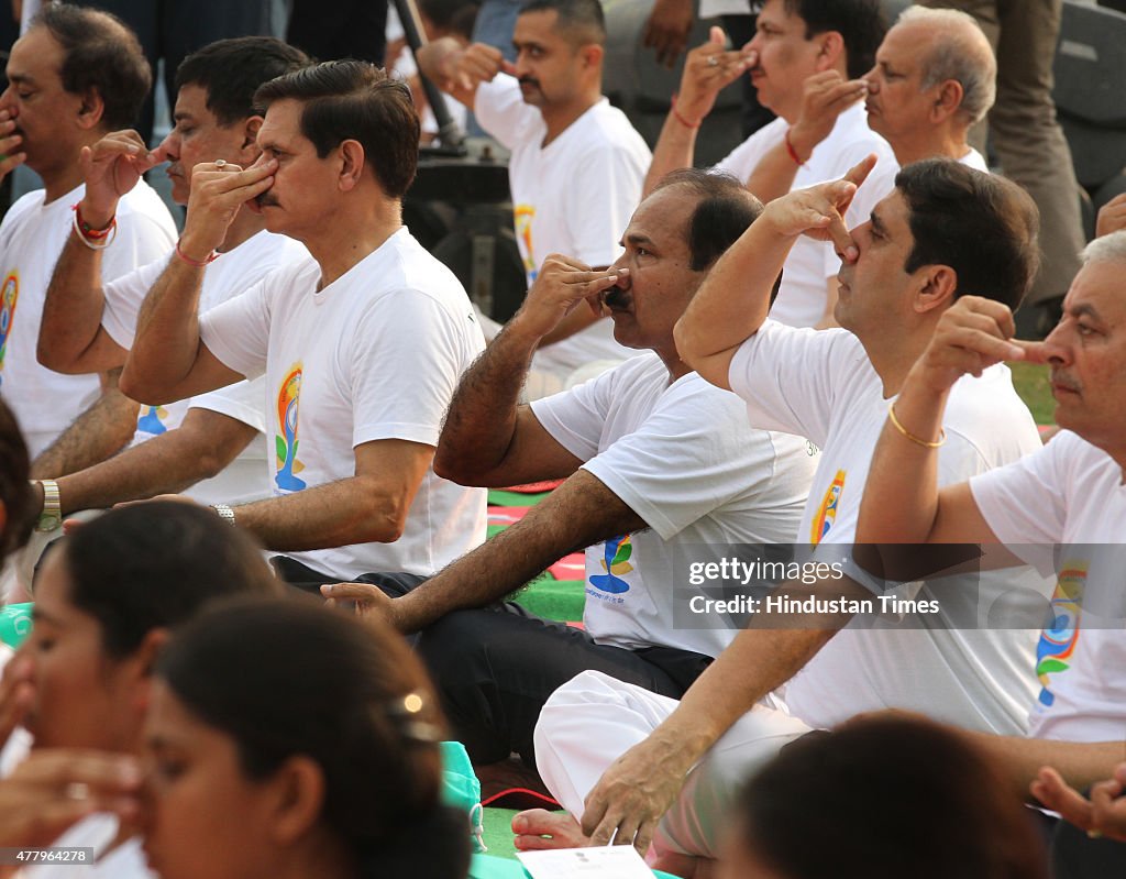 Prime Minister Narendra Modi Kick Start International Yoga Day Celebrations From Rajpath
