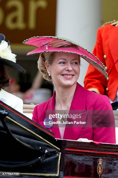 Lady Helen Taylor, attends the last day of The Royal Ascot race meeting, on June 20th, 2015 in Ascot, England.