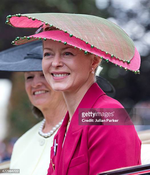 Lady Helen Taylor, attends the last day of The Royal Ascot race meeting, on June 20th, 2015 in Ascot, England.
