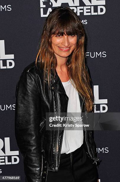 Caroline de Maigret attends the Karl Lagerfeld new perfume launch at Palais Brongniart on March 11, 2014 in Paris, France.