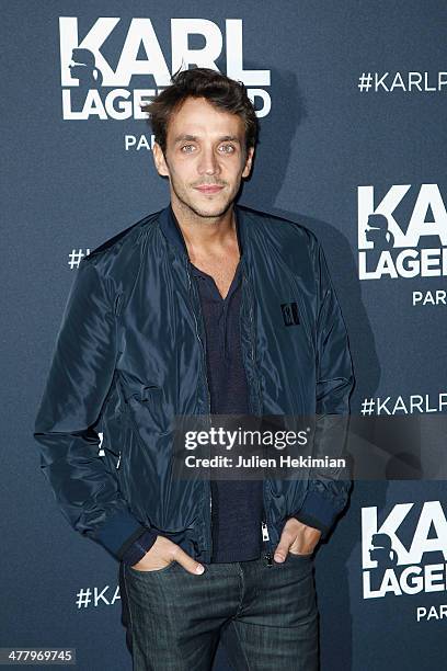 Ruben Alves attends the Karl Lagerfeld New Perfume launch party at Palais Brongniart on March 11, 2014 in Paris, France.