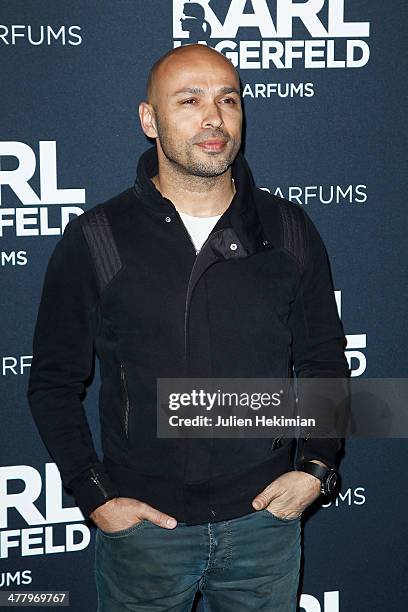 Eric Judor attends the Karl Lagerfeld New Perfume launch party at Palais Brongniart on March 11, 2014 in Paris, France.