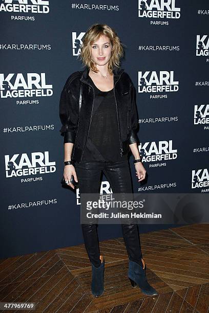 Pauline Lefevre attends the Karl Lagerfeld New Perfume launch party at Palais Brongniart on March 11, 2014 in Paris, France.