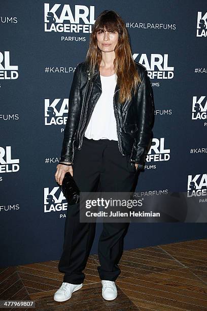 Caroline de Maigret attends the Karl Lagerfeld New Perfume launch party at Palais Brongniart on March 11, 2014 in Paris, France.