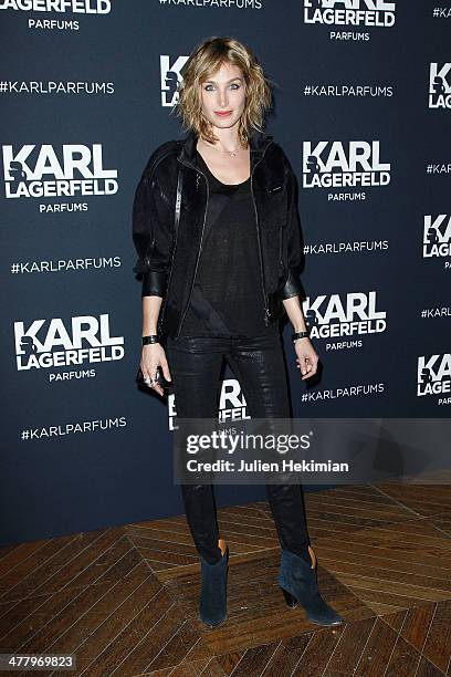 Pauline Lefevre attends the Karl Lagerfeld New Perfume launch party at Palais Brongniart on March 11, 2014 in Paris, France.