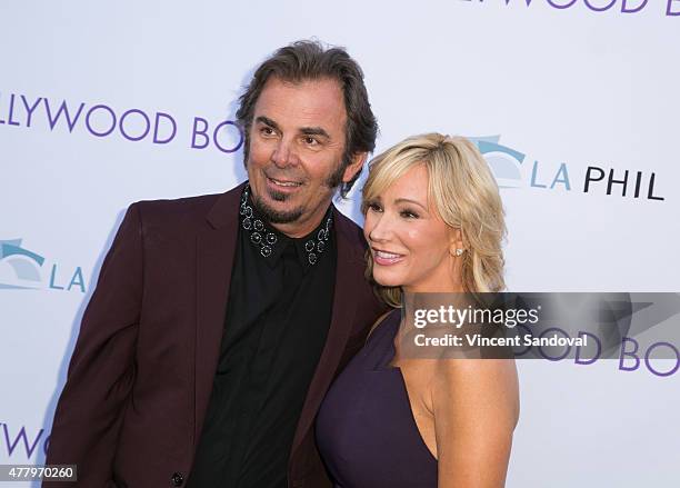 Musician Jonathan Cain of the band Journey and wife attend the 2015 Hollywood Bowl Opening Night at The Hollywood Bowl on June 20, 2015 in Los...