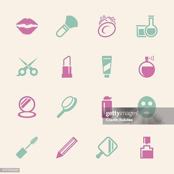 ilustrações, clipart, desenhos animados e ícones de cosméticos ícones-cor série/eps10 - creme de limpeza facial