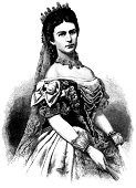 Sissi,Empress of Austria,1871.