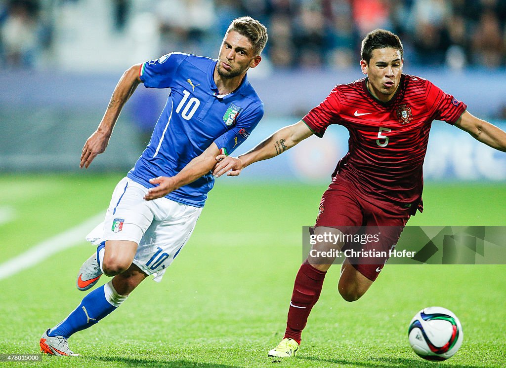 Italy v Portugal - UEFA Under21 European Championship 2015