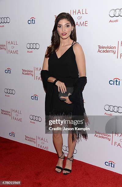 Amanda Setton attends The Television Academy's 23rd Hall Of Fame Induction Gala at Regent Beverly Wilshire Hotel on March 11, 2014 in Beverly Hills,...