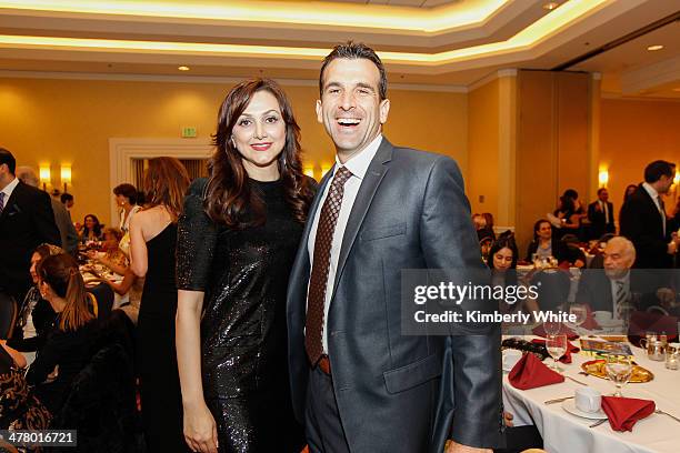 Bita Daryabari and San Jose Council member Sam Liccardo attend the PARS Equality Center 4th Annual Nowruz Gala at Marriott Waterfront Burlingame...