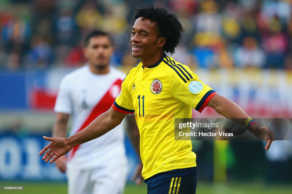 Colombia v Peru: Group C - 2015 Chile Copa America