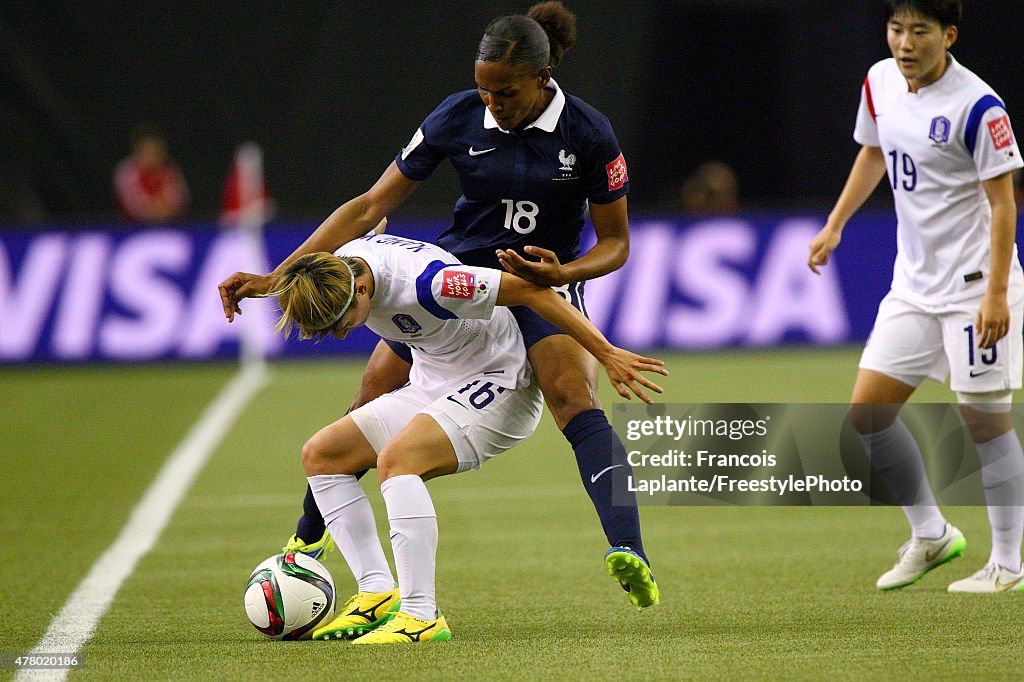 France v Korea Republic: Round of 16 - FIFA Women's World Cup 2015