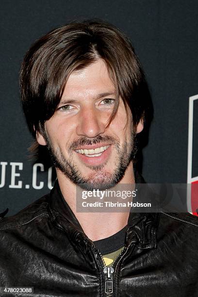 Professional skateboarder Chris Cole attends the 'Motivation 2: The Chris Cole Story' Los Angeles premiere at L.A. LIVE on June 20, 2015 in Los...