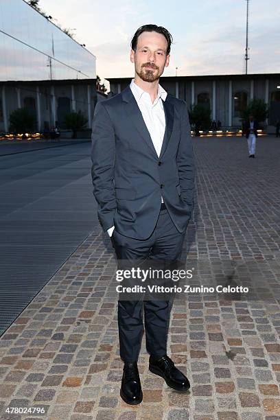 Scoot McNairy attends Prada Menswear Spring/Summer 2016 Cocktail Party at Fondazione Prada at Fondazione Prada on June 21, 2015 in Milan, Italy.