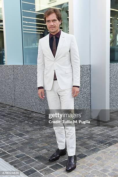 Michael Shannon attends Prada Menswear Spring/Summer 2016 Cocktail Party at Fondazione Prada at Fondazione Prada on June 21, 2015 in Milan, Italy.