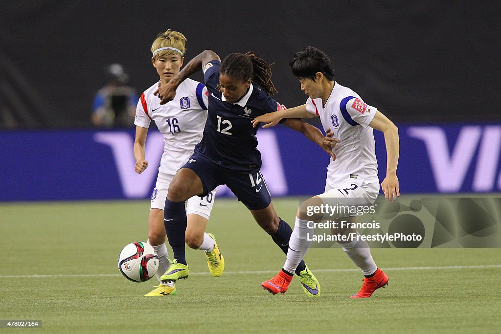 France v Korea Republic: Round of 16 - FIFA Women's World Cup 2015