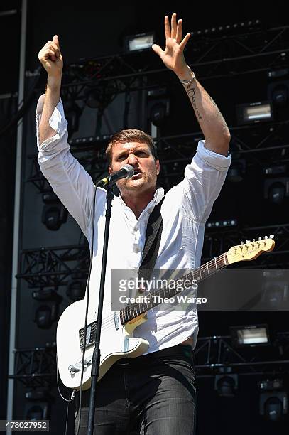 Musician Nathan Willett of Cold War Kids performs onstage during day 4 of the Firefly Music Festival on June 21, 2015 in Dover, Delaware.