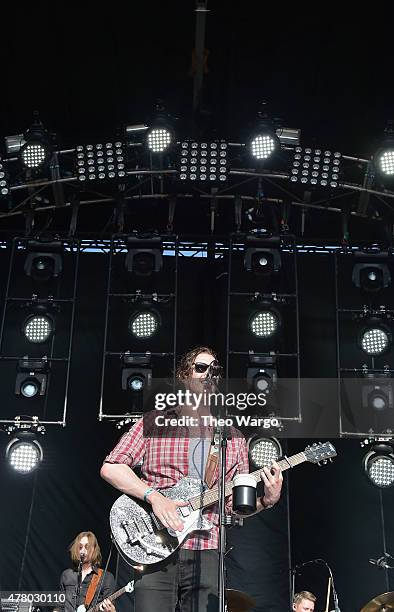 Musician Andrew Hozier-Byrne of Hozier performs onstage during day 4 of the Firefly Music Festival on June 21, 2015 in Dover, Delaware.