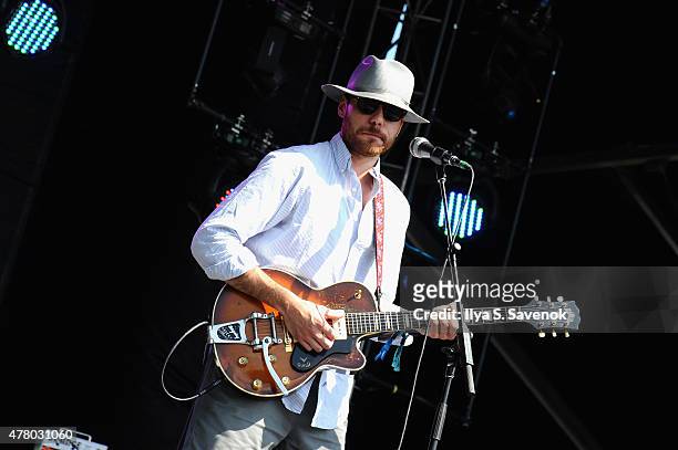 Musician Afie Jurvanen of Bahamas performs onstage during day 4 of the Firefly Music Festival on June 21, 2015 in Dover, Delaware.