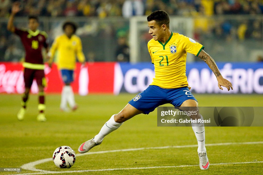 Brazil v Venezuela: Group C - 2015 Copa America Chile