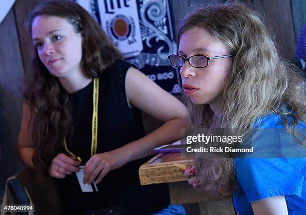 Campers attend ACM Lifting Lives Music Camp Karaoke Night With The Swon Brothers at Winners on June 21, 2015 in Nashville, Tennessee.