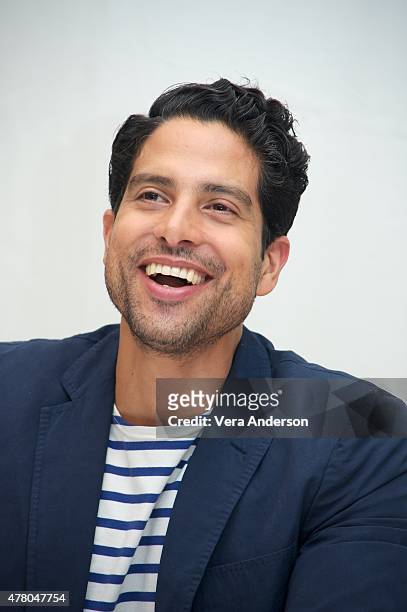 Adam Rodriguez at the "Magic Mike XXL" Press Conference at The London West Hollywood on June 19, 2015 in West Hollywood, California.