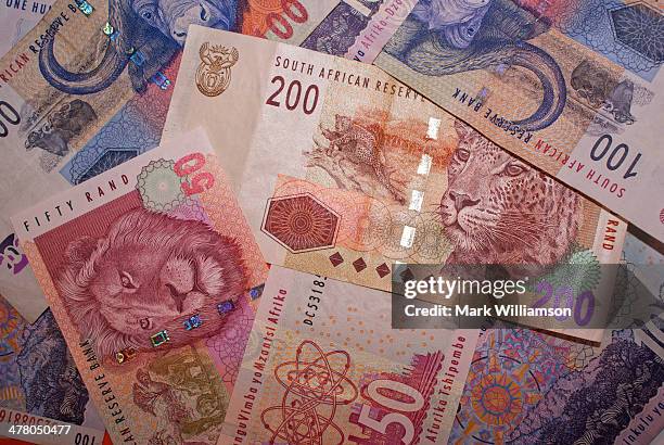 south african currency. - south african currency fotografías e imágenes de stock