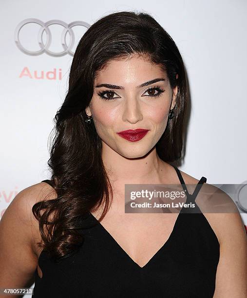 Actress Amanda Setton attends the Television Academy's 23rd Hall of Fame induction gala at Regent Beverly Wilshire Hotel on March 11, 2014 in Beverly...