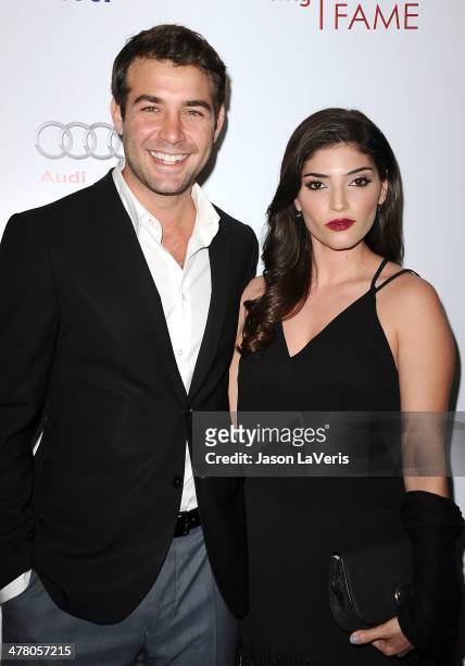 Actor James Wolk and actress Amanda Setton attend the Television Academy's 23rd Hall of Fame induction gala at Regent Beverly Wilshire Hotel on March...