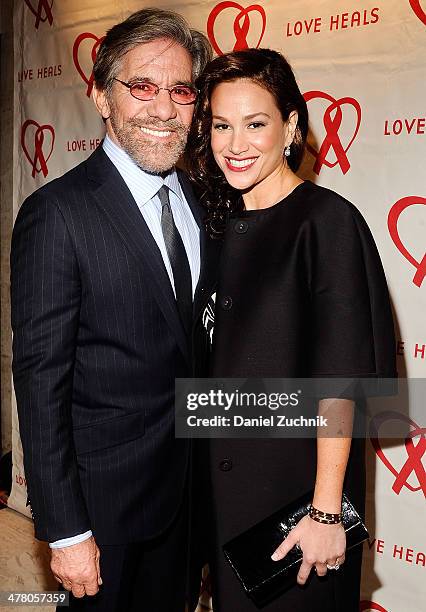 Geraldo Rivera and wife Erica Michelle Levy attend the Love Heals 2014 Gala at Four Seasons Restaurant on March 11, 2014 in New York City.