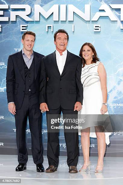 Attends the European Premiere of 'Terminator: Genisys' at the CineStar Sony Center on June 21, 2015 in Berlin, Germany.