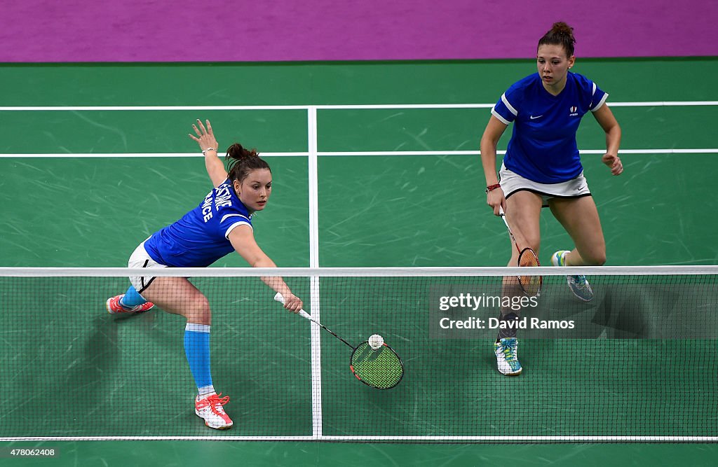 Badminton Day 10: Baku 2015 - 1st European Games