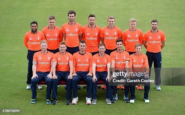 England team at Old Trafford on June 22, 2015 in Manchester, England.