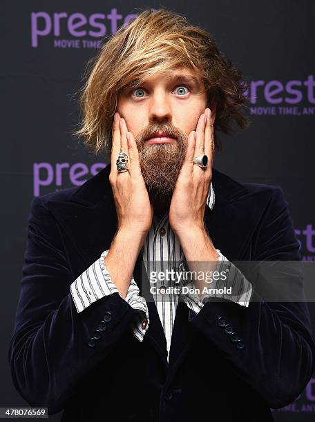 Danny Clayton poses at the Foxtel Presto launch at the Ivy on March 12, 2014 in Sydney, Australia.