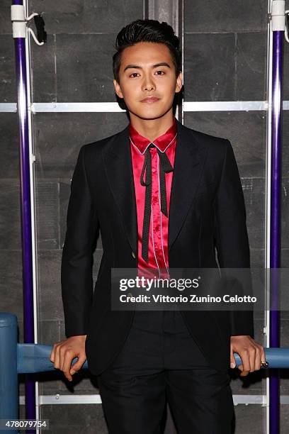 Ma Tian Yu attends the Gucci fashion show during the Milan Men's Fashion Week Spring/Summer 2016 on June 22, 2015 in Milan, Italy.