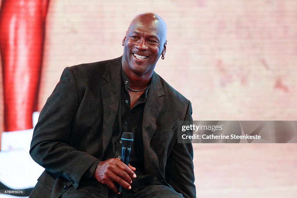 Michael Jordan Celebrates the 30th Anniversary of Air Jordan At Palais de Tokyo In Paris