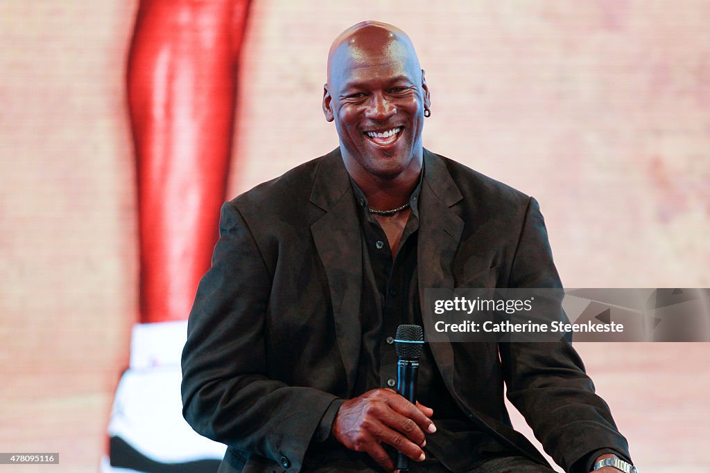 Michael Jordan Celebrates the 30th Anniversary of Air Jordan At Palais de Tokyo In Paris