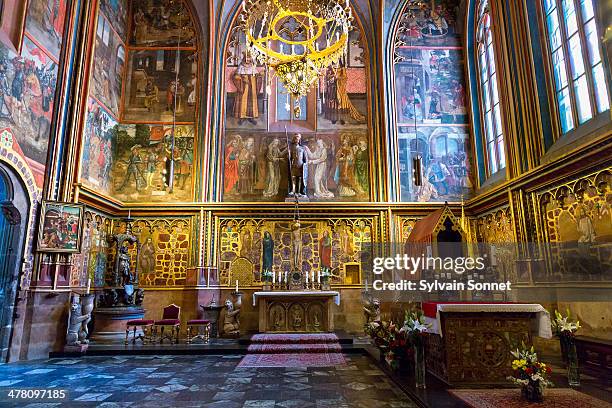 prague, st. vitus cathedral - cathedral of st vitus stock pictures, royalty-free photos & images