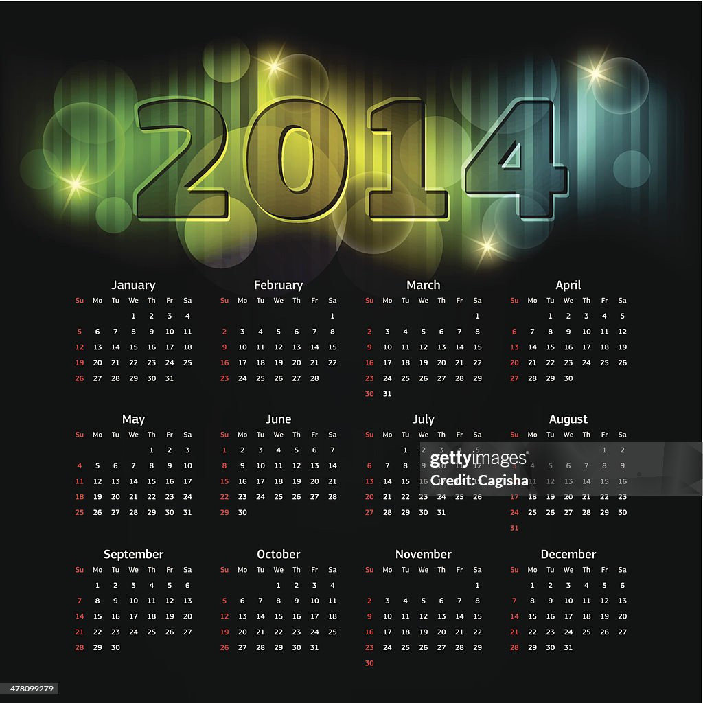 Calender 2014